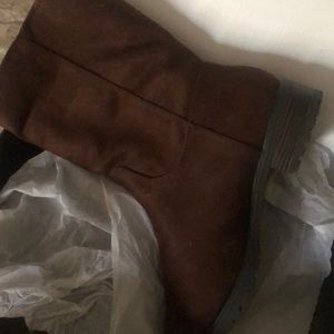 Lane Bryant 10 wide calf boot brown